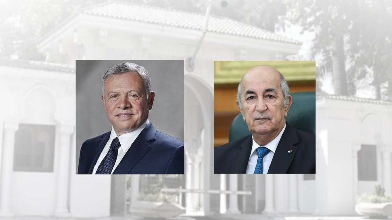 ملك الأردن يهنئ الرئيس تبون بإعادة انتخابه لعهدة ثانية