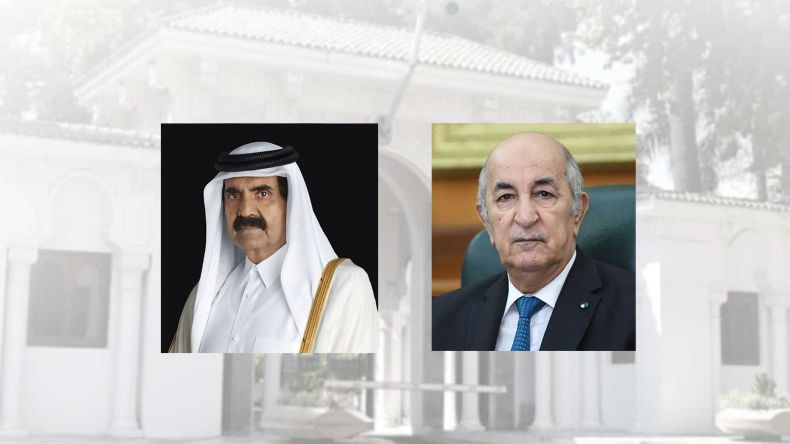 حمد بن خليفة آل ثاني يهاتف الرئيس تبون