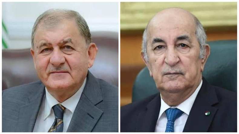 الرئيس العراقي يشيد بالعلاقات الأخوية التي تجمع الجزائر والعراق