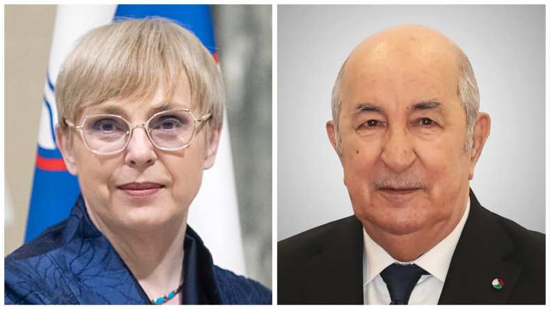 رئيسة سلوفينيا تشيد بجهود الجزائر في إرساء السلم العالمي