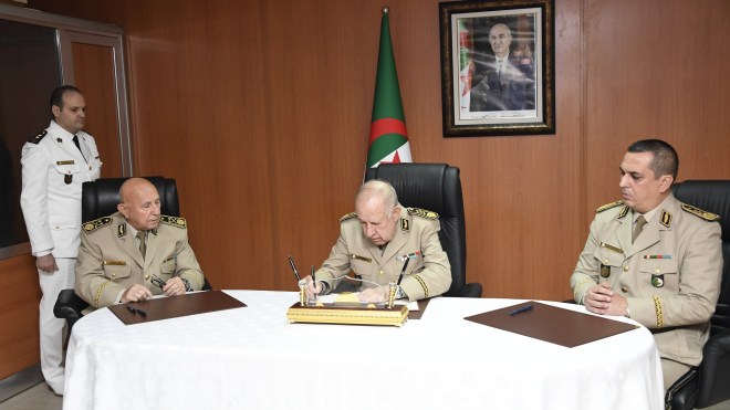 الفريق أول شنقريحة يُنصب العميد موساوي خلفا للواء جبار مهنى