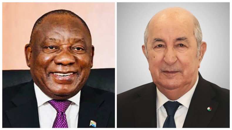 رئيس جنوب إفريقيا يهنئ الرئيس تبون