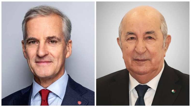 الوزير الأول النرويجي يتطلع لتعزيز التعاون مع الجزائر