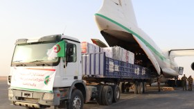 نقل مساعدات إلى الصحراويين المتضررين من الفيضانات