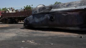 حادث انقلاب ناقلة وقود يودي بحياة 147 شخصًا في نيجيريا