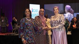 مولوجي تُشرف على توزيع جائزة التميز الأدبي للشباب الإفريقي