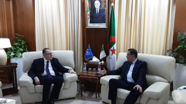 الأمين العام لوزارة الطاقة والمناجم يستقبل الأمين العام المساعد للأمم المتحدة