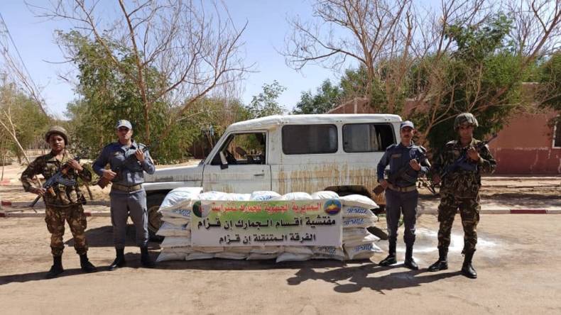 جمارك: حجز كميات كبيرة من المواد المدعمة