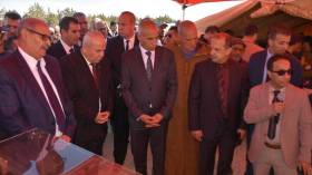 شرفة يتفقد مشروع تخزين الحبوب بسعة 5000 طن بتيارت