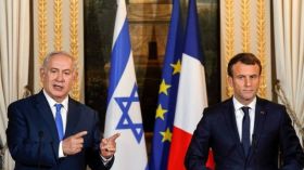 “الاحتلال الإسرائيلي” يلاحق الرئيس الفرنسي قضائيا