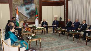 Le président Tebboune s’entretient avec son homologue indienne