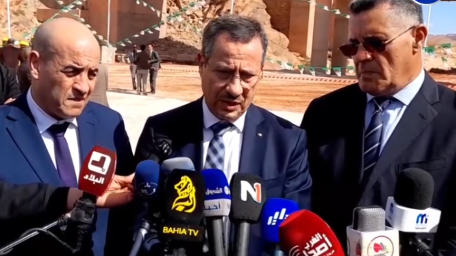 وزير الأشغال العمومية يؤكد تقدّم الأشغال في هذا المشروع الهام
