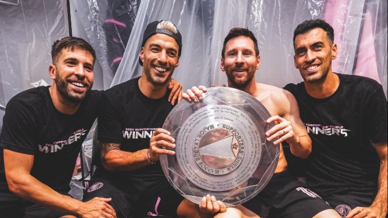 بالفيديو.. ميسي يقود إنتر ميامي للتتويج بـ “درع المشجعين”