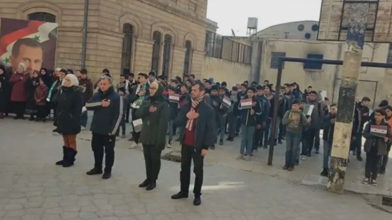 عزف النشيد الوطني الجزائري بمدرسة سورية.. ما حقيقة الفيديو المثير للجدل؟