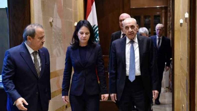 بعد ضجة تأييدها لقصف المدنيين.. وزيرة خارجية ألمانيا تتباكى على لبنان!