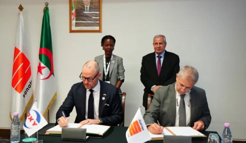 Sonatrach and American “Occidental Petroleum” sign  memorandum of understanding