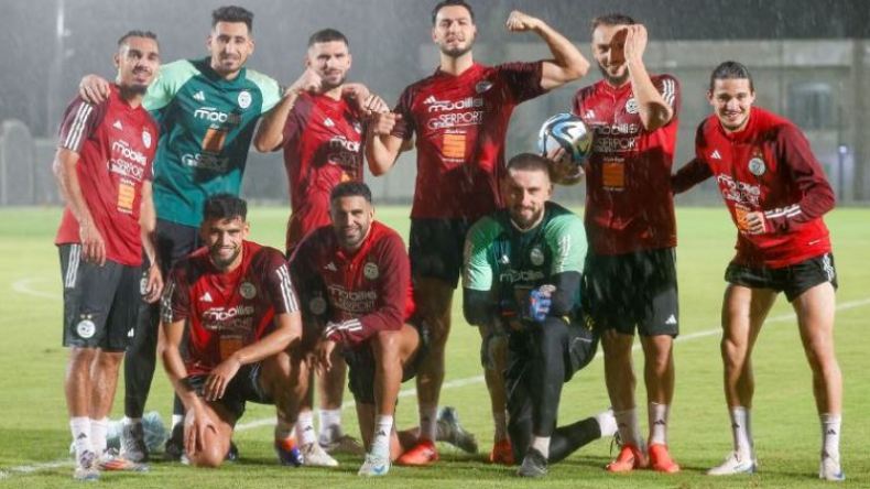 بِالصّور: أوّل حصّة تدريبية لـ مُحاربي الصّحراء”