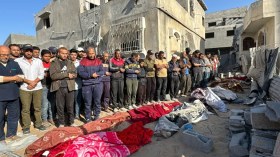 عملية إرهابية صهيونية في غزة تسفر عن استشهاد 77 مدني