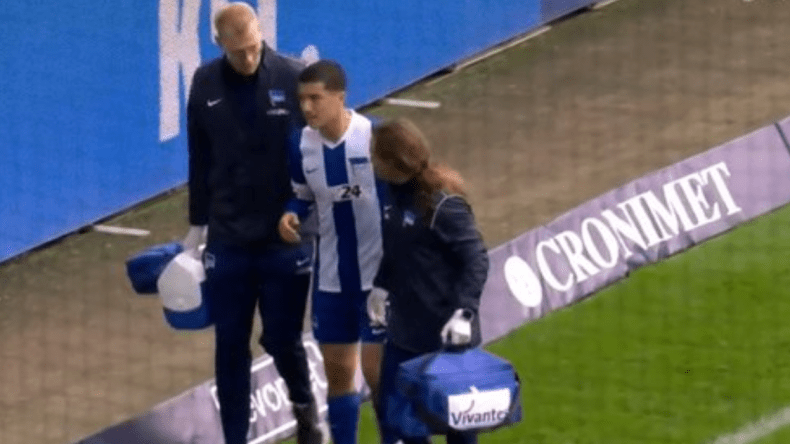 بالفيديو.. مازا يسجل ويغادر بسبب الإصابة