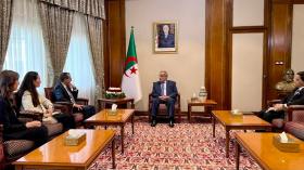 العرباوي يستقبل السفير المنسق المقيم لمنظمة الأمم المتحدة بالجزائر