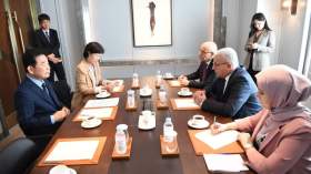 بوغالي يتباحث مع الرئيس السابق للجمعية الوطنية الكورية