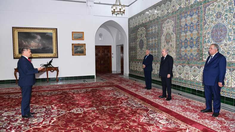 رئيس الجمهورية يتسلم أوراق اعتماد 4 سفراء جدد