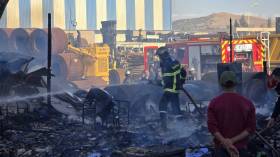 اندلاع حريق بمصنع للحديد بولاية باتنة