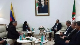 عرقاب يستقبل وزير النفط الفنزويلية ديلسي رودريغيز