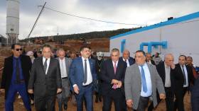 بالصور.. تقدم أشغال مشروع خزان مائي بسعة 50,000 متر مكعب بالطارف