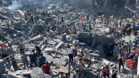 تلفزيون فلسطين: 111 شهيدا في غارات الاحتلال على قطاع غزة منذ فجر الأحد