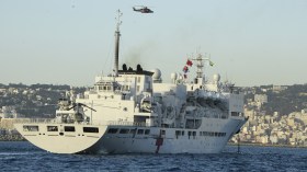 توقف سفينة طبية تابعة للأسطول العسكري الصيني بميناء الجزائر