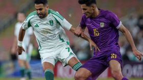 محرز يعلّق بعد التألق أمام الشرطة العراقي