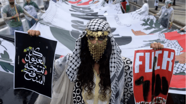 Imposante manifestation en soutien aux Palestiniens à Rio à la veille du G20