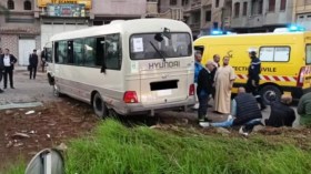 Alger: 13 blessés suite au dérapage d’un bus de transport de personnel