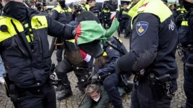 Amsterdam: Plusieurs arrestations lors d’une manifestation pro-Palestine