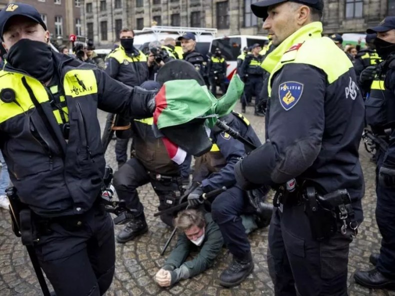 Amsterdam: Plusieurs arrestations lors d’une manifestation pro-Palestine