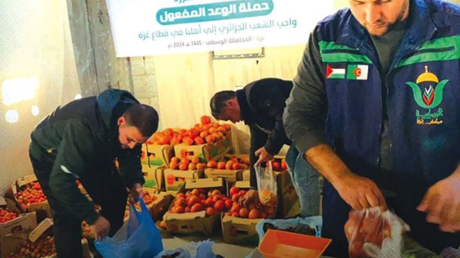 جمعية البركة تواصل حملتها الإغاثية والإنسانية لقطاع غزة