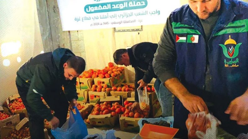 جمعية البركة تواصل حملتها الإغاثية والإنسانية لقطاع غزة