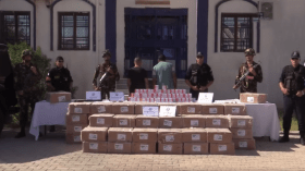 بالفيديو.. الأمن الوطني يحجز أكثر من نصف مليون قرص مهلوس بالوادي