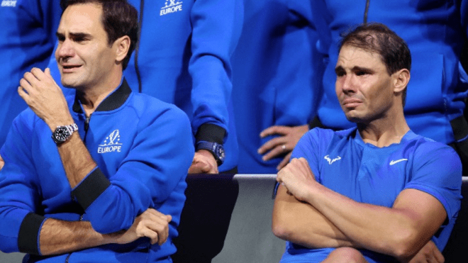 رسالة مؤثرة من فيدرير إلى رافاييل نادال