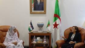الوزيرة كريكو تُؤكّد لنظيرتها الصحراوية موقف الجزائر الداعم للقضية الصحراوية
