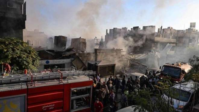 قتلى وجرحى في قصف إسرائيلي على دمشق