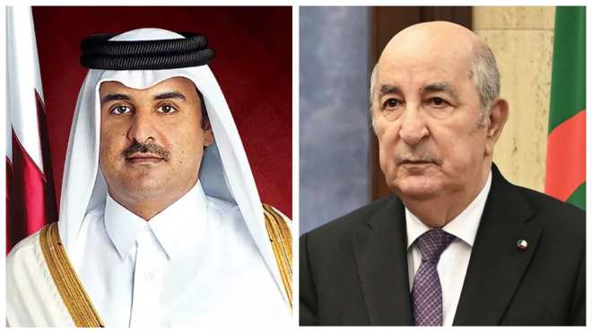 أمير قطر والرئيس السوري يهنئون الرئيس تبون