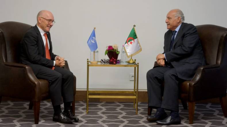 عطاف يتحادث مع الأمين التنفيذي لمنظمة معاهدة الحظر الشامل للتجارب النووية