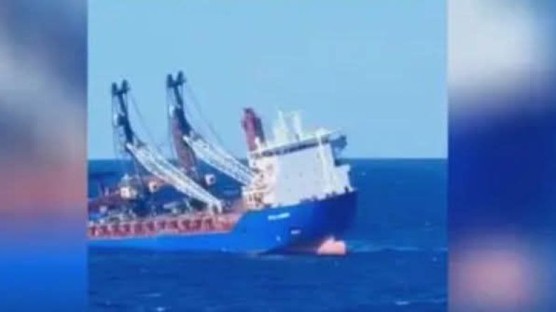 بين الجزائر واسبانيا.. غرق سفينة شحن روسية