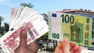 La valeur de 1000 euros sur le marché noir et la banque centrale
