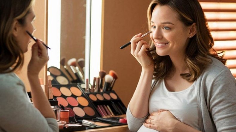 إفراط الحوامل في استخدام مواد التجميل يهدّد صحة الأطفال