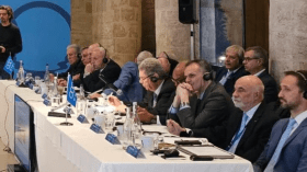 بالصور.. حماد يشارك في الاجتماع التنسيقي للجنة تنظيم ألعاب البحر المتوسط 2026