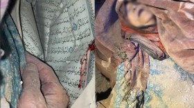 صور متداولة لشهيدة ارتقت وهي تقرأ هذه السورة من القرآن!