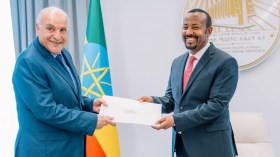 عطاف يُستقبل من قبل الوزير الأول الإثيوبي